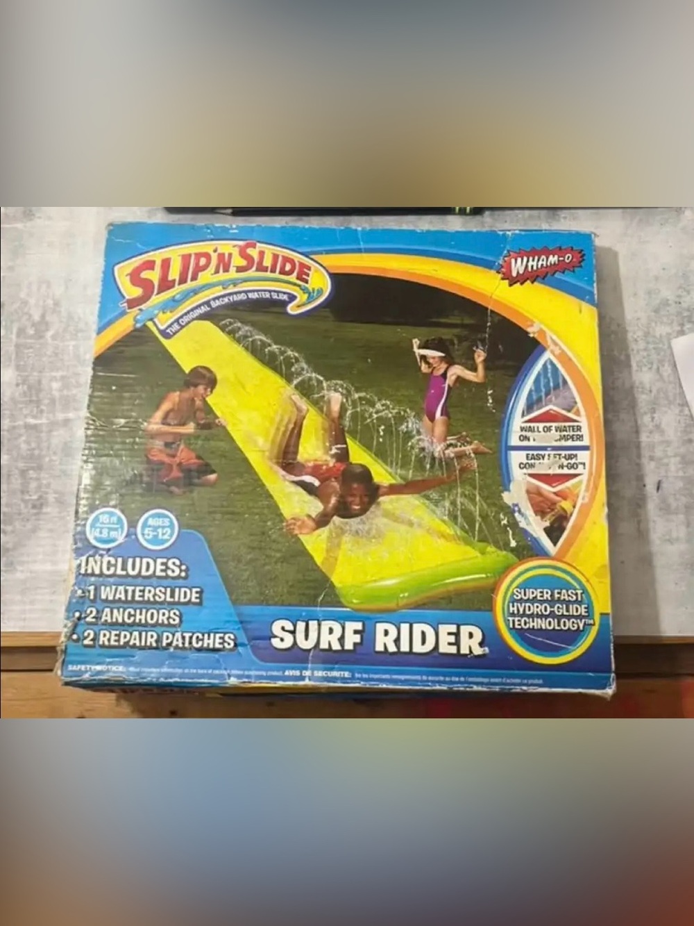 Wham-o Slip N' Slide "The Original Backyard Slide" Surf Rider" Never Used. $6